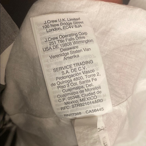 J. Crew Black and White Checkered Dress Size 2 (Without the wrap) - Picture 13 of 14